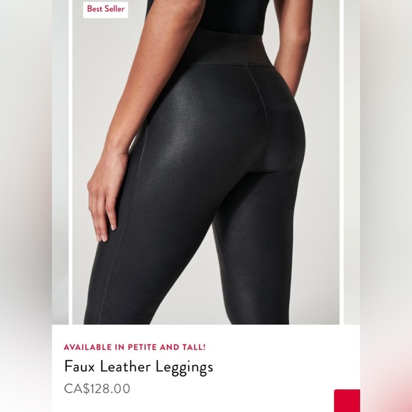 Spanx faux leather legging - Picture 1 of 7